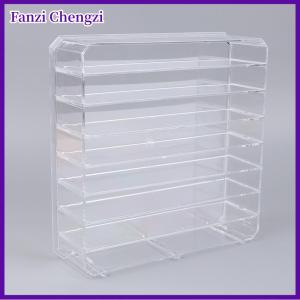 Fanzi Mô hình xe hộp hiển thị 1 64 bãi đậu xe Acrylic mô hình cảnh Đồ chơi thiết lập quà tặng cho trẻ em Bộ sưu tập (không có xe ô tô)