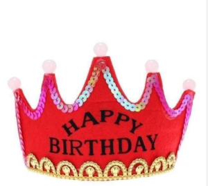 Happy Birthday LED Crown Birthday Hairbands Princess Tiara