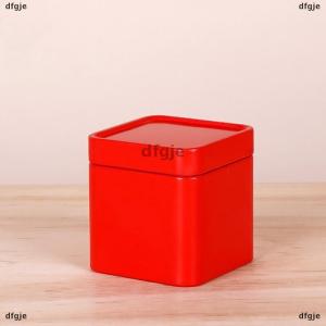 [COD] dfgje 1PC Mini Tin Storage Box Sealed Tea Caddy Small Square Coffee Jar Tea Leaves Container Cans Small Tinplate Spices Storage Boxes
