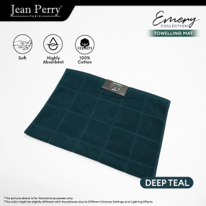 Jean Perry - Niki Cains Emery Towelling Mat 100% Cotton Soft Absorbent Bathmat Bathroom Floor Mat 45cm x 70cm