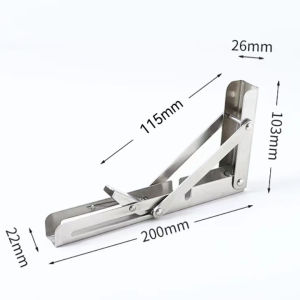 Bản Lề Gấp Gọn Thông Minh - Giá Đỡ Ke Treo Tường Để Đồ Đa Năng bằng