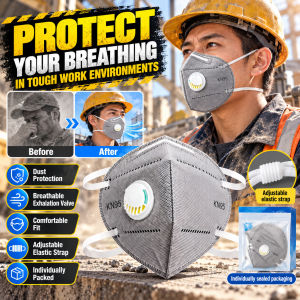 Head Mounted Dust Mask / Adjustable Breathable Respirator Mask / Reusable Anti Dust Face Mask / Outdoor Cycling Woodworking / Men Women Adults / Industrial Safety Protective Mask