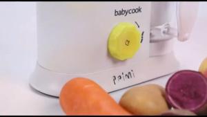 Baby Cook Baby Food Machine 4-in-1 Food Maker Defrost Steam Cook & Blend with Built in Timer Food Processor Grinder
