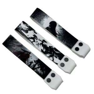 Có kiểm soát nylons Dây đai cho chơi game Bàn phím cơ học màu đen hoặc trắng pastable trang trí dây đai PU vít Băng