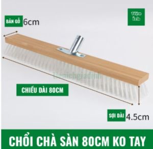 Bàn chải chà sàn cán dài sợi 45cm kích cỡ đa dạng từ 25cm đến 80cm (sợi cước)