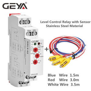 GEYA GRL8 Liquid Level Control Relay Electronic Liquid Level Controller 10A  AC/DC24V-240V