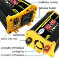 Solar Panel with inverter battery complete set  4000W inverter DC 12V to AC 220V Solar Power Generation System Dual USB Solar Inverter Solar Panel Solar Charge Controller for home appliances. 