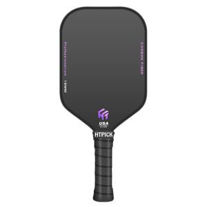 HTPick Pickleball Paddle T700 Carbon Fibre USAPA Approved Purple Paddle Racket Bat 匹克球拍 HT-LY004R