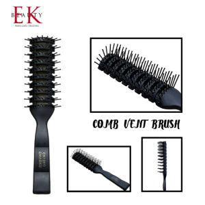 Elegant Black Vent Brush CH1200 for Smooth Blow-Dry and Scalp Massage
