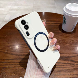 Roazic Ốp điện thoại cho OPPO không khung RENO 10 Pro Plus/RENO 10 Pro + 5g vỏ lưng nhựa PC cứng siêu mỏng không khung không màu vỏ thân thiện với da mờ