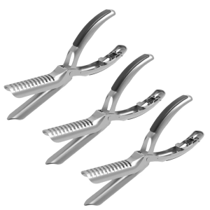 2/3Pcs Professional BBQ Rib Preparation Arched Clamps Zinc Alloy Membrane Remover Tool For Effortlessly Trimming