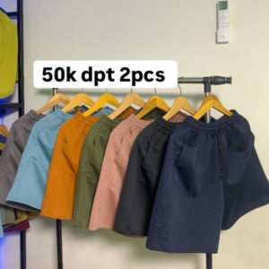 PAKET 2 PCS CELANA PENDEK BOARDSHORT COMFY / CELANA PENDEK DIAMOND / CELANA PENDEK PRIA WANITA