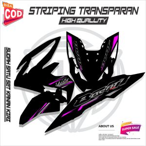 STRIPING VARIASI TRANSPARAN HONDA BEAT NEW 2018 STICKER CUSTOM