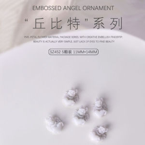 BCL Charm isi 10Pcs Nail ACC 4D Angel Cupid Charm Hiasan Kuku Manicure