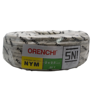 Kabel NYM Orenchi 2 x 2.5 SNI Kabel Listrik Tunggal Tembaga 2x2.5mm