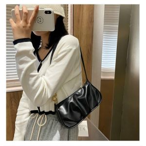 [HCM]Túi kẹp nách Ngọc Trinh túi xách nữ đeo vai xách tay xếp ly quai nhúm TKNANHUM02