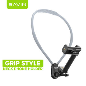 BAVIN P25 Magnetic & P26 Clip-On Universal Neck Mount Phone Holders | 360° Rotating | Hands-Free Stand for Mobile Phones