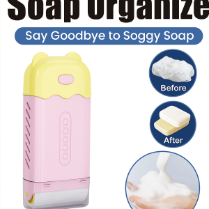 Soap Box Labor-saving Practicality Convenience Pink Space-saving Home Users Save Your Mind Easy to Move