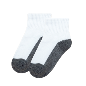 LJMOFA 1 Pair Kids White Sock Breathable Dirt-resistant Sole of Sock Kids Back To School