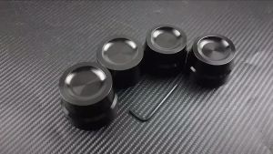 Black Front Rear Axle Nut Cover Cap CNC For Harley Touring Street Road Electra Tri Glide V-Rod Sportster XL883 1200 Softail Dyna