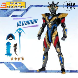 (Malay spot)New SHF18cm Ultimate Shining Ultraman Zero Mebius Belial Atrocious Deathcium Rise Claw multi-accessory Multiple joints movable toy Plastic Figures model childrens gift Mainan Budak Lelaki