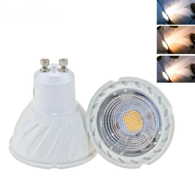 Super Bright GU10 Light Bulb White / Neutral / Warm White 85-265V 7W GU10 COB Lamp LED Gu10 Led Spotlight 3000K 4000K 6000K