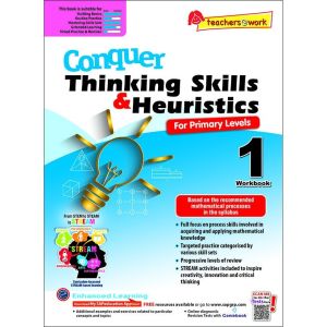 Conquer Thinking Skills & Heuristics for Primary Levels Workbook 1 - 6 | Primary Math School Assessment Books - SAP