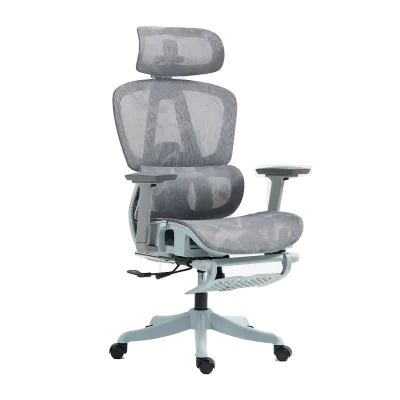 INPLAY EF100-G V2 Ergonomic Chair Adjustable Breathable Design Long Sitting Comfort With Foot Rest Back Pain Killer