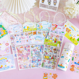 Sticker 4 Tấm Cute Siêu Đáng Yêu Phụ Kiện Trang Trí Xinh Xắn