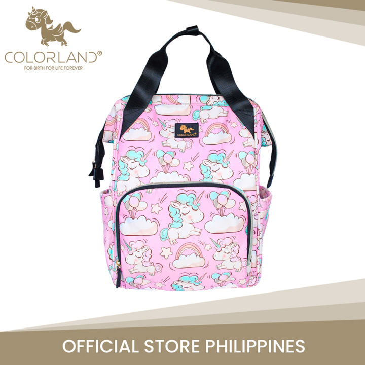 Colorland Bolide Baby Changing Backpack (BP156-D/Pink Unicorn