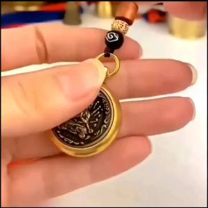 【Ship 24H】黄铜招财守护神钥匙扣 十二生肖 八大守护神本命佛 手编绳 钥匙扣汽车包包挂件 Fortune Zodiac Keychain