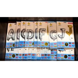 HAQINGQING 17-Inch Letter Gold Foil Balloons