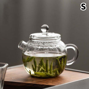 Christmas gift 【AYLMER】 150ml 5oz Mini Clear Teapot High Borosilicate For Hot Beverages Teapot For One Person Use Kung Fu Tea For Home Office Cafe