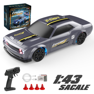 RC Drift Car 2.4G 1:43 Remote Control Car with Gyroscope 4WD Drift RC Car Vehicle High Speed Racing RC Drifting Car Boys Kids Birthday Gift Toy