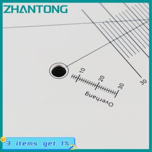 ZHANTONG Vinyl Record Pickup Calibration Plate Distance Gauge Protractor Adjustment Tool