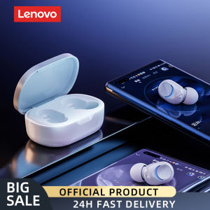 Lenovo PD1X True Wireless Earbuds Bluetooth 5.0 HD Stereo Sound Earphone Handfree Headset with mic Noise Reduction TWS Earpods Audio earpieces Headphone Microphone earpod original ear phone