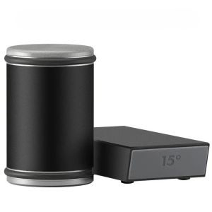 I know Wooden Rolling Knife Sharpener with Aluminum Alloy and Diamond Abrasive Wheel - Precision Sharpening Tool for Kitchen Knives