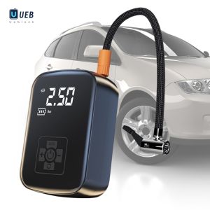 Cordless Inflator Air Compressor 150 PSI 3600mAh Battery Ideal for Car and Bike Tires