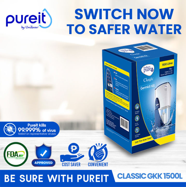 Pureit GermKill Kit Filter 1500L for CLASSIC device Lazada PH