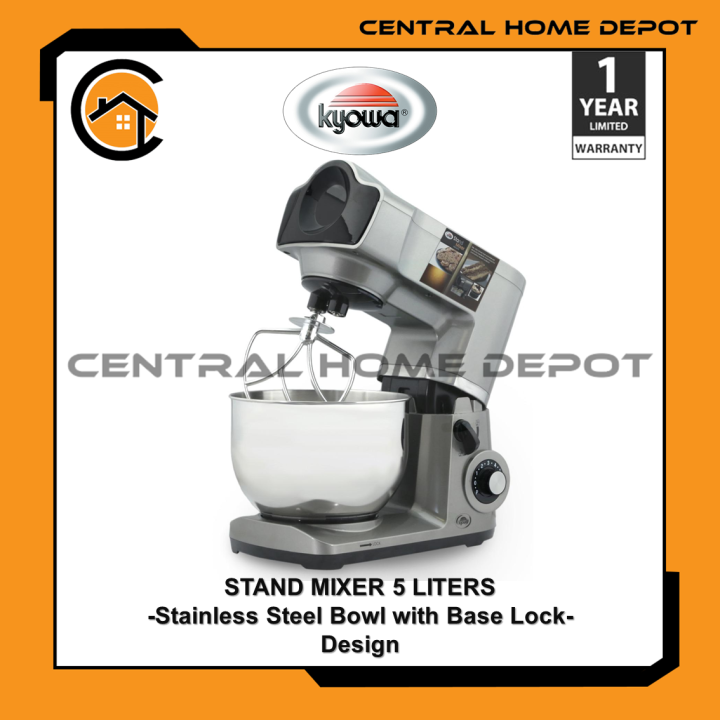 Kyowa Heavy Duty Stand Mixer 5 Liters with Stainless Steel Bowl / KW4510 Lazada PH