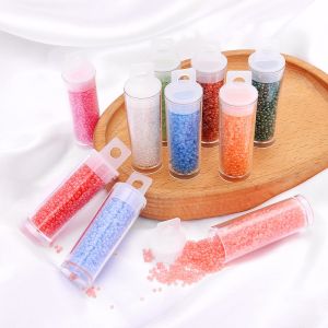 1500Pcs 2mm Charm Czech Glass SeedBeads DIY Bracelet Necklace Bottled Loose Beads For Jewelry Making Accessories