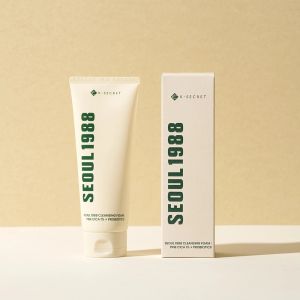 K-SECRET SEOUL 1988 Cleansing Foam 150ml : Pine Cica 1% + Probiotics
