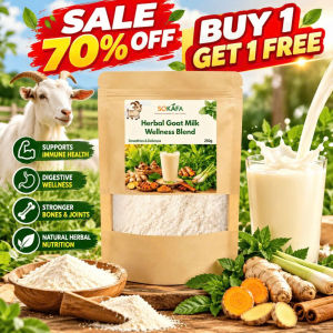 [BUY 1 GET 1] Herbal Goat Milk Wellness Blend Premium Goat Milk Herbal Powder Drink Daily Wellness