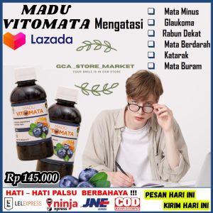 Madu Vitomata Asli Obat Mata Katarak Mata Minus Rabun Buram Glukoma - Madu Vito Mata Herbal Paling Ampuh