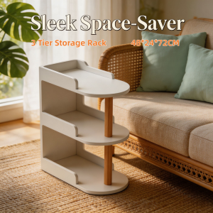 Sofa Side Shelf Bedroom Bedside Storage Cabinet Small Bookshelf Space saving Landing Storage Rack