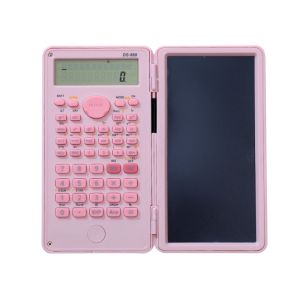 MELODI 12 Digits Scientific Calculator with LCD Notepad Portable 2 IN 1 Math Calculator Multifunctional Foldable Handwriting Board School Office