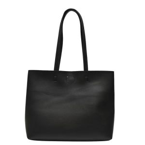 Korean Leather Large Capacity Woman Shopping Tote Bag whit zipper Shoulder Bags For Women