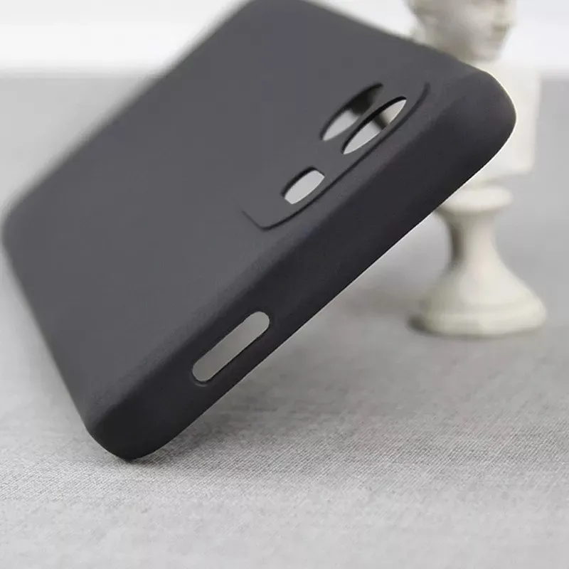 Xiaomi Redmi A1 Case Softcase BLACK MATTE CAMERA PROTECTION Case