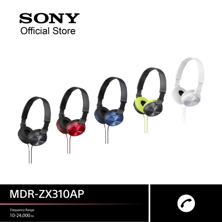 Sony MDR-ZX310AP หูฟังใช้คุยโทรศัพท์ได้ | Lazada.co.th