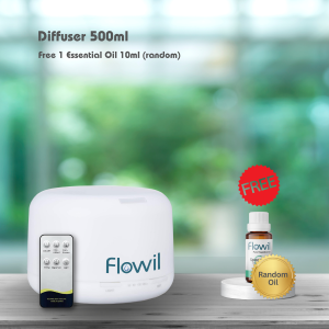 Diffuser Set 500ml Free Essential Oil 10ml
